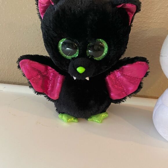 TY Bat and Ghost Beanie Boos 6 inch - Picture 2 of 11